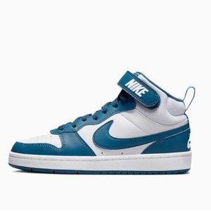 Kid's Nike Court Borough Mid 2 'White Marina' - Size 3.5 US